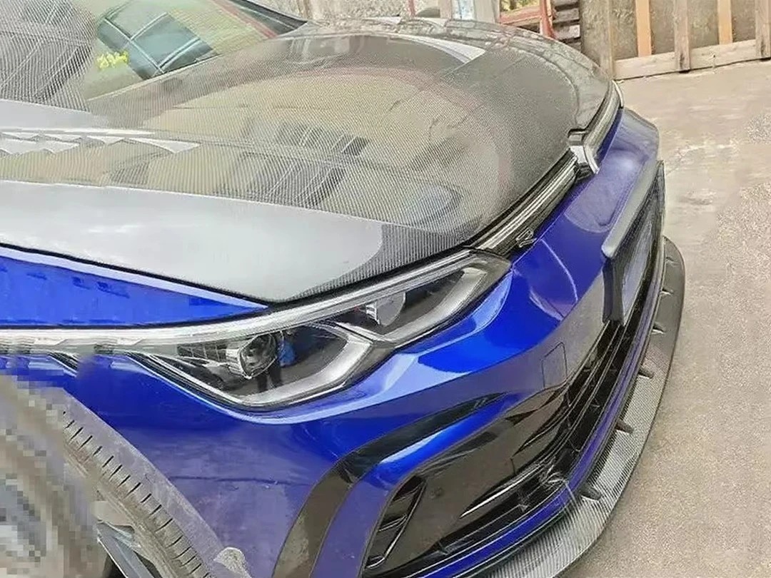 Pro Style Carbon Fiber Front Lip Golf MK8 for  Golf MK8 Front Bumper Lip 2021-2023